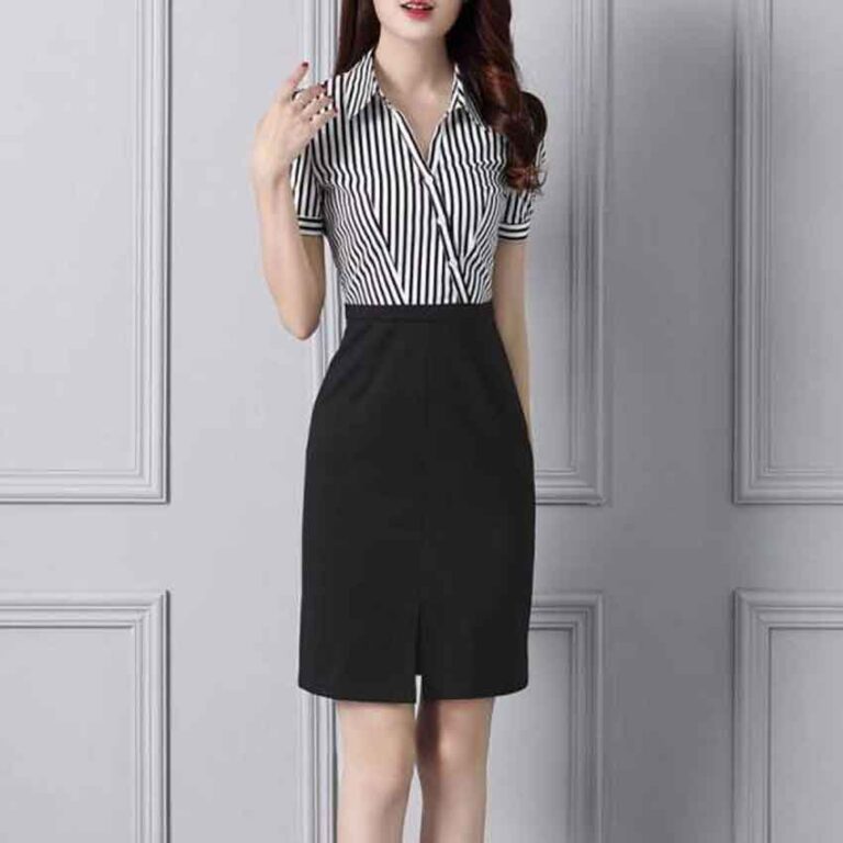 Đáng yêu từ những chiếc váy văn phòng đẹp 1 1731781291 24 Them nhung chiec vay van phong cho phai dep lua