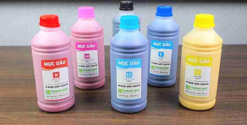 Các loại mực in ấn bền đẹp dành cho máy in kỹ thuật số