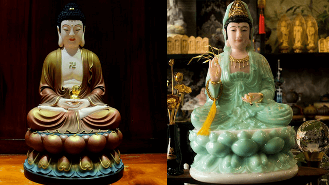Ý nghĩa các bức tượng trong chùa và cách bố trí tại Chính điện