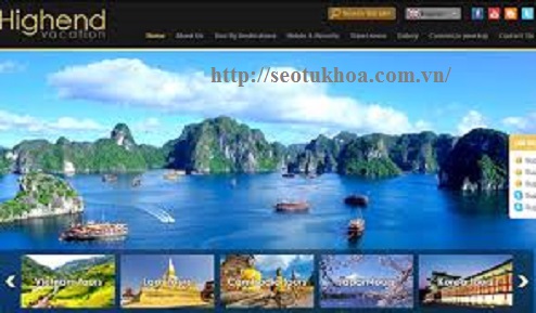 Thiết kế website về du lịch 3 Thiết kế website về du lịch