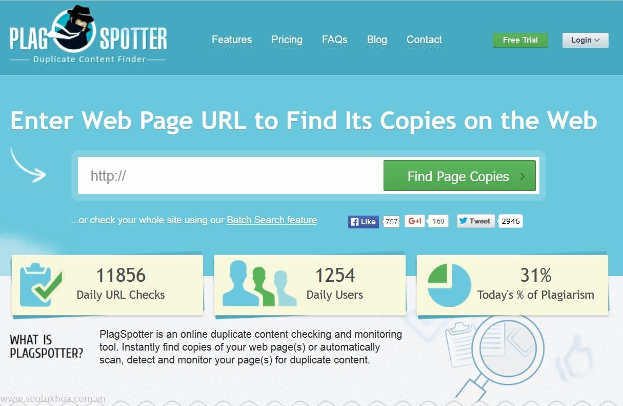 Các công cụ giúp kiểm tra nội dung Seo trùng lặp hiệu quả seotukhoa