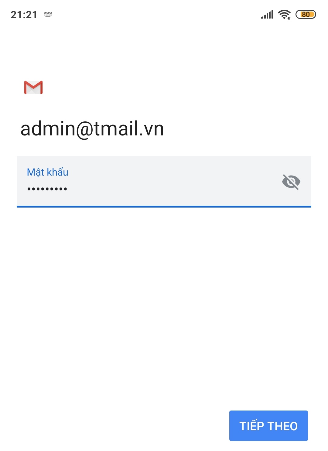 Hướng dẫn cài đặt Email server cho smartphone HĐH Android
